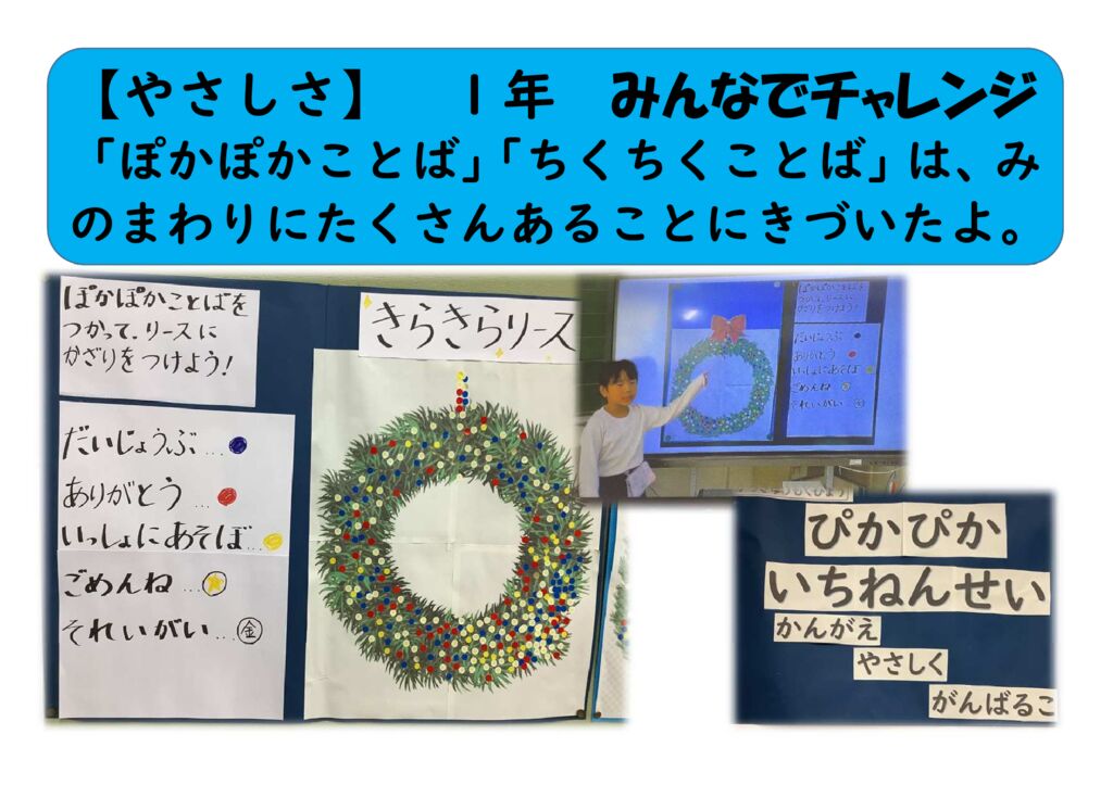 12月1年18（やさしさ）ひびきあい週間のサムネイル